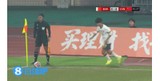 跳的真高啊！帅惟浩高高跃起头球破门，U16国足6分钟1-0领先巴林