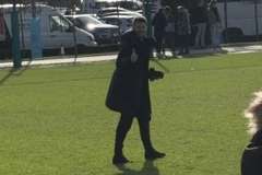 曼联U18在联赛中3-1战胜曼城U18，一线队临时主帅卡里克现场观战