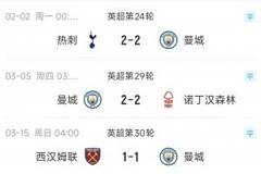不要冠军要济贫？曼城最近3次掉链子，刚好送16/17/18名每队各1分